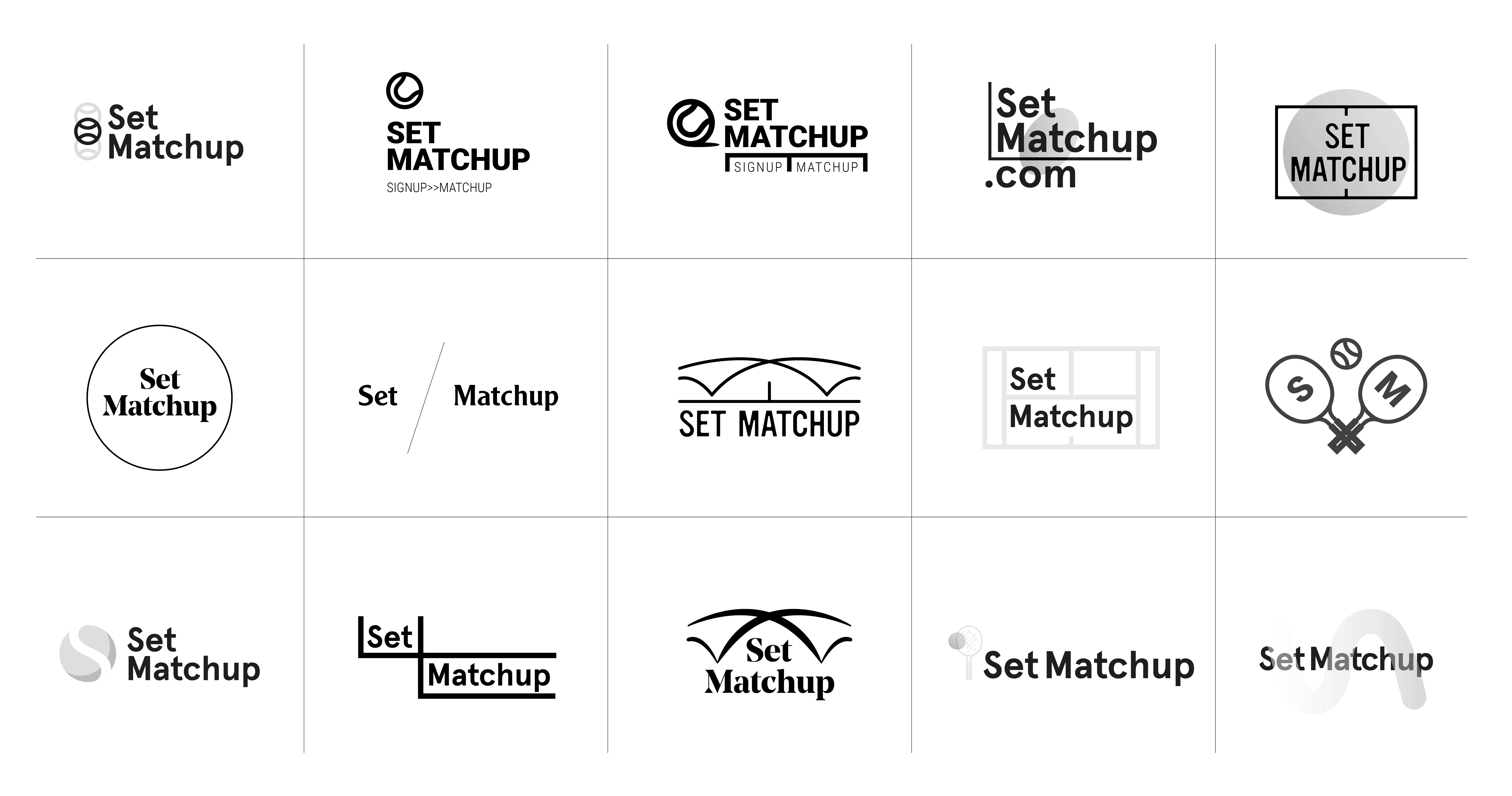 SetMatchup logo exploration